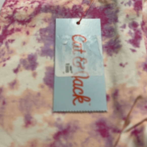 Cat & JackJack girls pants, size 4T, pink and white and peach color NWT - Picture 3 of 6